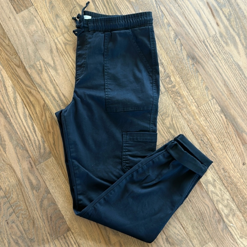 Women’s black joggers